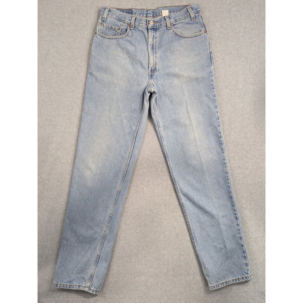 Vintage Levis 550 Jeans Mens Size 36x34 Blue Relaxed Made in USA Paper Tag Y2K